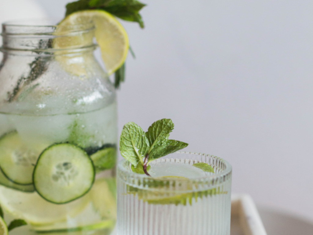 Cucumber-Mint Detox Water