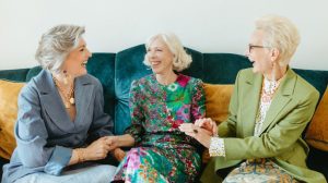 Laughing with friends